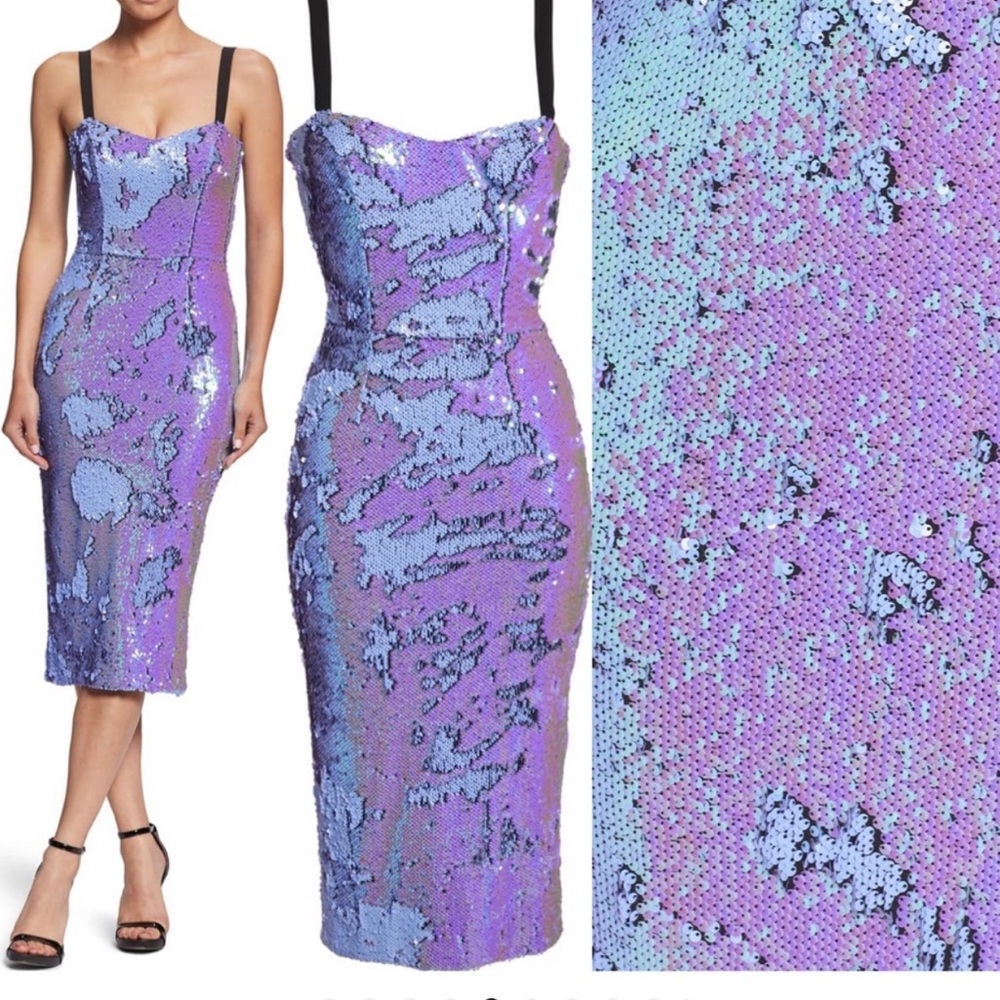 Dress the Population Lynda Iridescent Sequin Dress - Picture 2 of 4